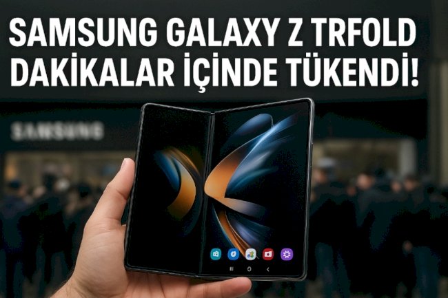 Samsung Galaxy Z TriFold Dakikalar İçinde Tükendi