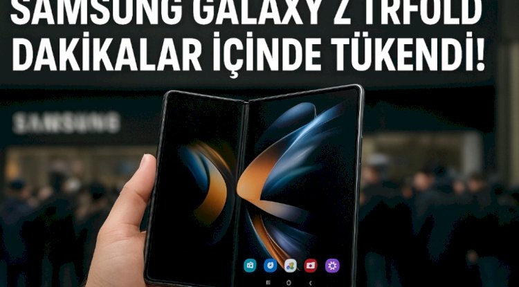 Samsung Galaxy Z TriFold Dakikalar İçinde Tükendi