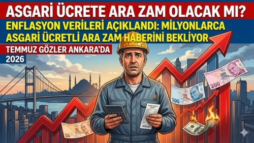 2026 Asgari Ücret Ara Zam Maratonu: Milyonların Gözü Kulağı Ankara’da! Enflasyon Verileri Sonrası Kritik Karar Ne Olacak?