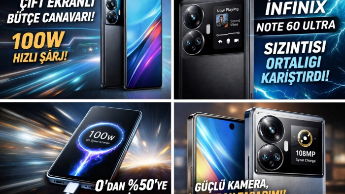 Çift Ekranlı 100W Hızlı Şarjlı Infinix Note 60 Ultra Sızdırıldı! Bütçe Dostu Telefon Ortalığı Karıştırdı