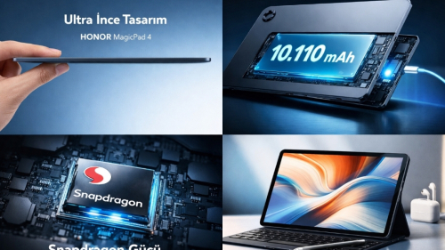 Honor MagicPad 4 Tanıtıldı! 10.110 mAh Dev Batarya, Snapdragon Performansı ve Ultra İnce Tasarım