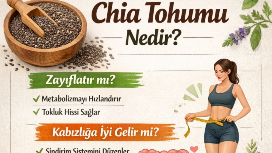 Chia Tohumu Nedir? Zayıflatır mı, Kabızlığa İyi Gelir mi? Faydaları ve Yan Etkileri