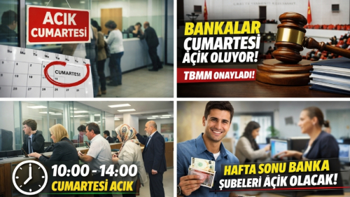 Bankalar Cumartesi Açılıyor! TBMM Onayladı: Türkiye’de Bankacılık Çalışma Saatleri Değişiyor