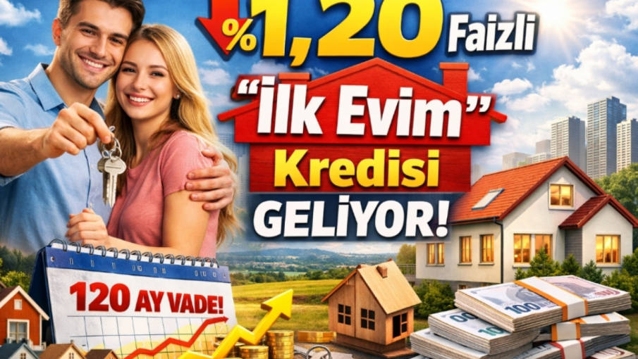İlk Evim Kredisi 2026 – %1,20 Faizli Konut Kredisi Şartları Başvuru Detayları ve Tüm Bilinmeyenler