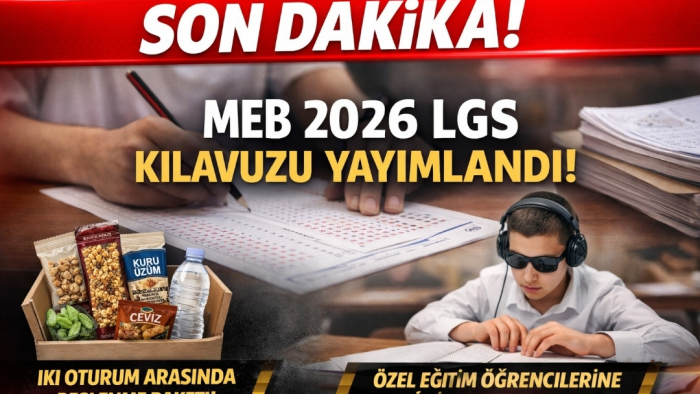 MEB 2026 LGS Kılavuzunu Yayımladı! Başvuru, Sınav ve Yeni Uygulamalar Açıklandı
