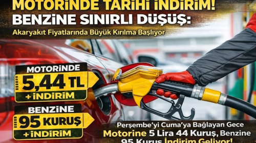 Motorinde Tarihi İndirim! Benzine Sınırlı Düşüş: Akaryakıt Fiyatlarında Büyük Kırılma Başlıyor