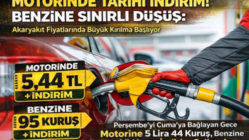 Motorinde Tarihi İndirim! Benzine Sınırlı Düşüş: Akaryakıt Fiyatlarında Büyük Kırılma Başlıyor