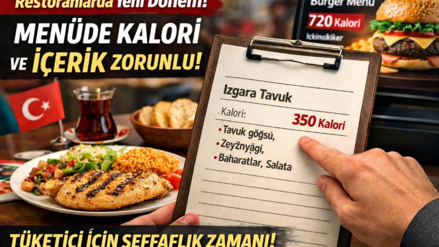Restoranlarda Yeni Dönem Başladı: Menüde Kalori ve İçerik Zorunluluğu! Tüketici İçin Şeffaflık Çağı