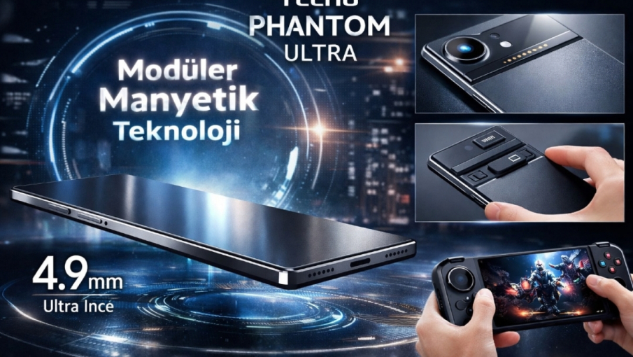 Tecno’dan MWC 2026 Bombası: 4,9 mm İnceliğinde Modüler Manyetik Telefon Teknolojisi Tanıtıldı!