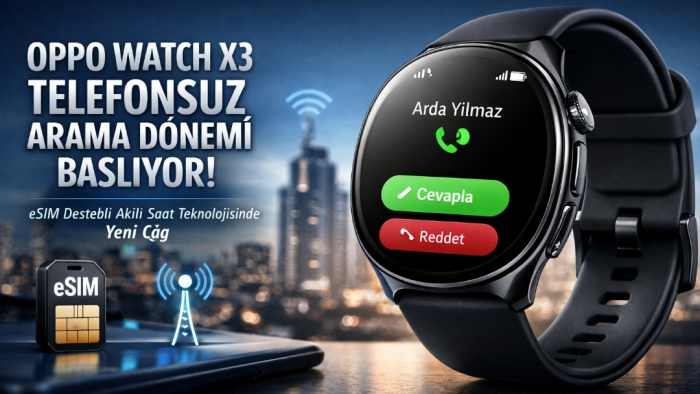 OPPO Watch X3 Tanıtıldı: eSIM Destekli Telefonsuz Arama Yapabilen Akıllı Saat Özellikleri
