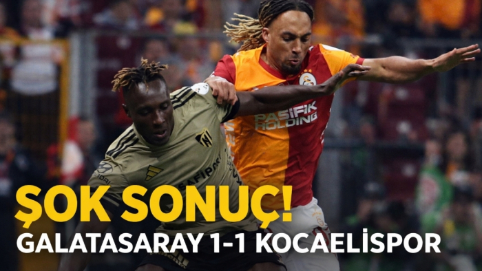 Aslan yıkıldı! Galatasaray evinde Kocaelispor’a takıldı