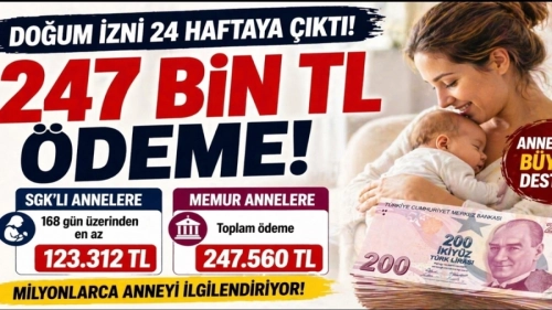 Doğum İzni 24 Haftaya Çıktı! SGK’lı ve Memur Anneler Ne Kadar Ödeme Alacak?