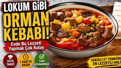 Orman Kebabı Tarifi | Lokum Gibi Etli Sebzeli Osmanlı Yemeği Nasıl Yapılır?