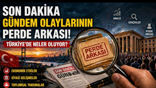 Son Dakika Gündem Olaylarının Perde Arkası: Türkiye’de Neler Oluyor?