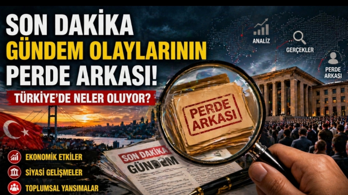 Son Dakika Gündem Olaylarının Perde Arkası: Türkiye’de Neler Oluyor?