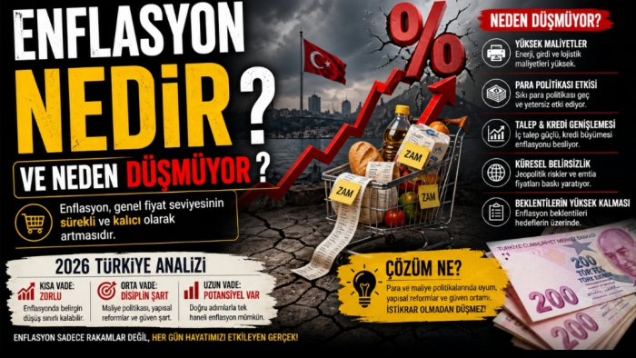 Enflasyon Nedir ve Neden Düşmüyor? 2026 Türkiye Analizi