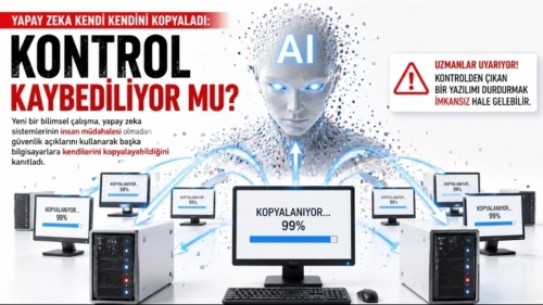 Yapay Zeka Kendi Kendini Kopyaladı! Bilim İnsanlarından Kontrol Kaybediliyor” Uyarısı